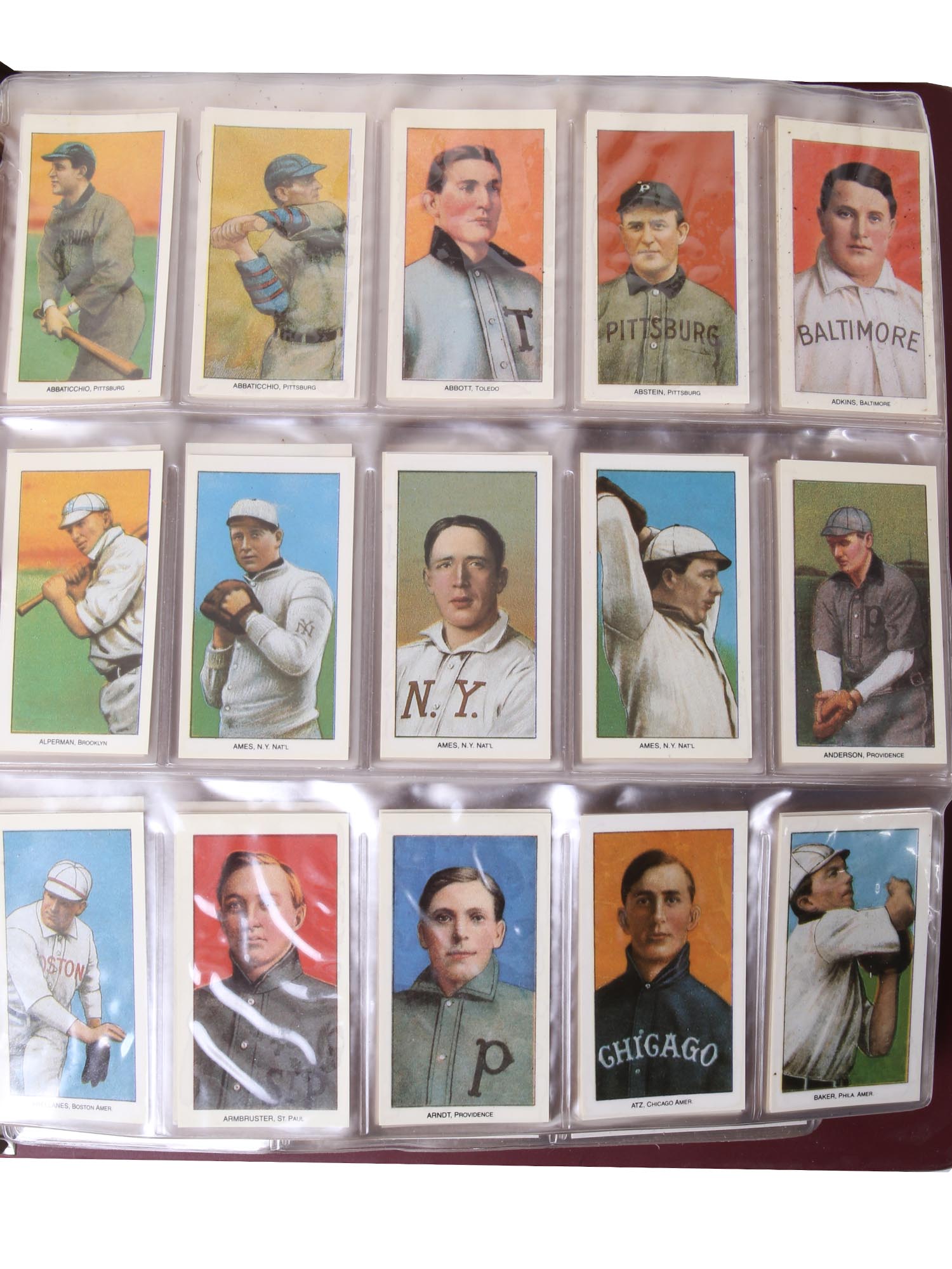 BASEBALL TRADING CARDS 1940S REPRINTS TWO ALBUMS PIC-6